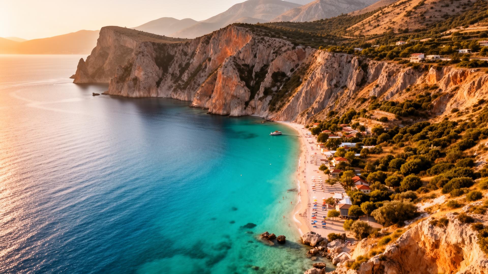 Albanian Riviera coastline